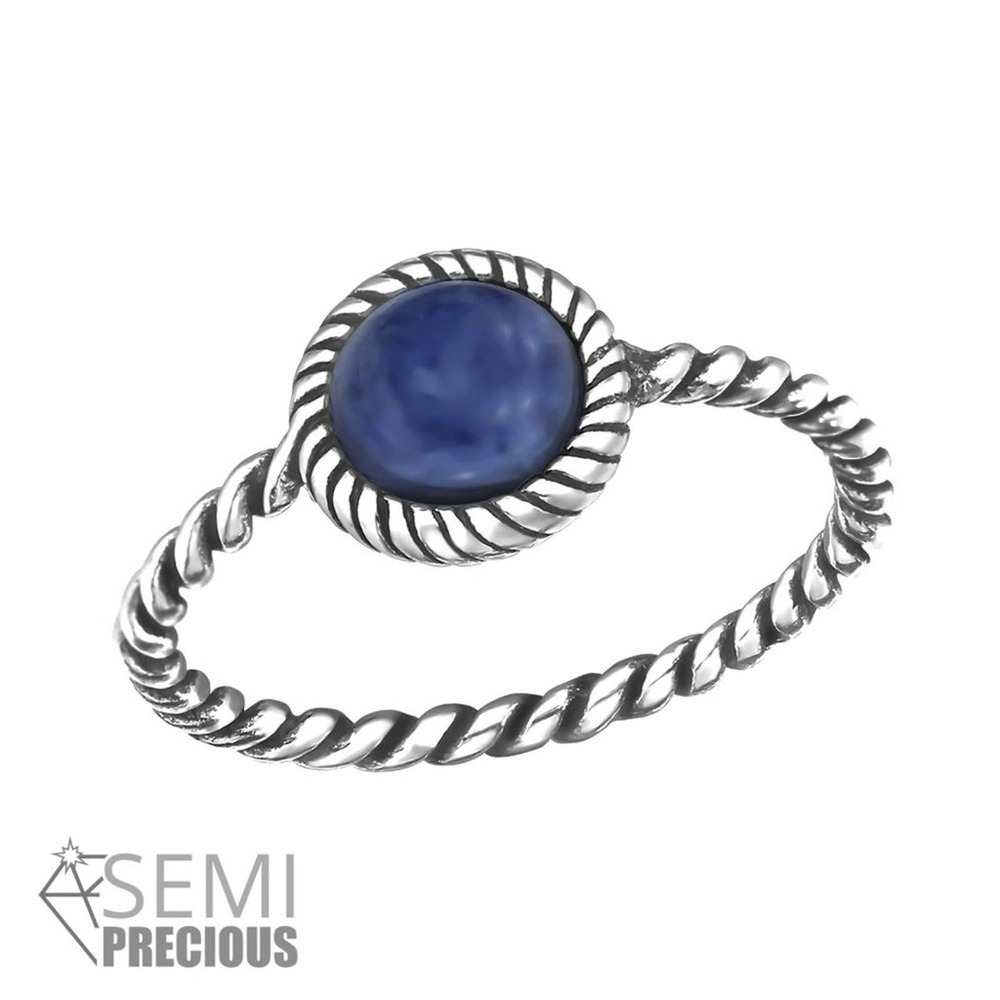 Lapis Lazuli Genuine 925 Sterling Silver Ring​